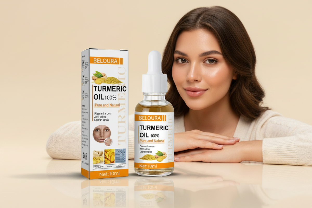 Beloura Turmeric Oil - Chica de fondo