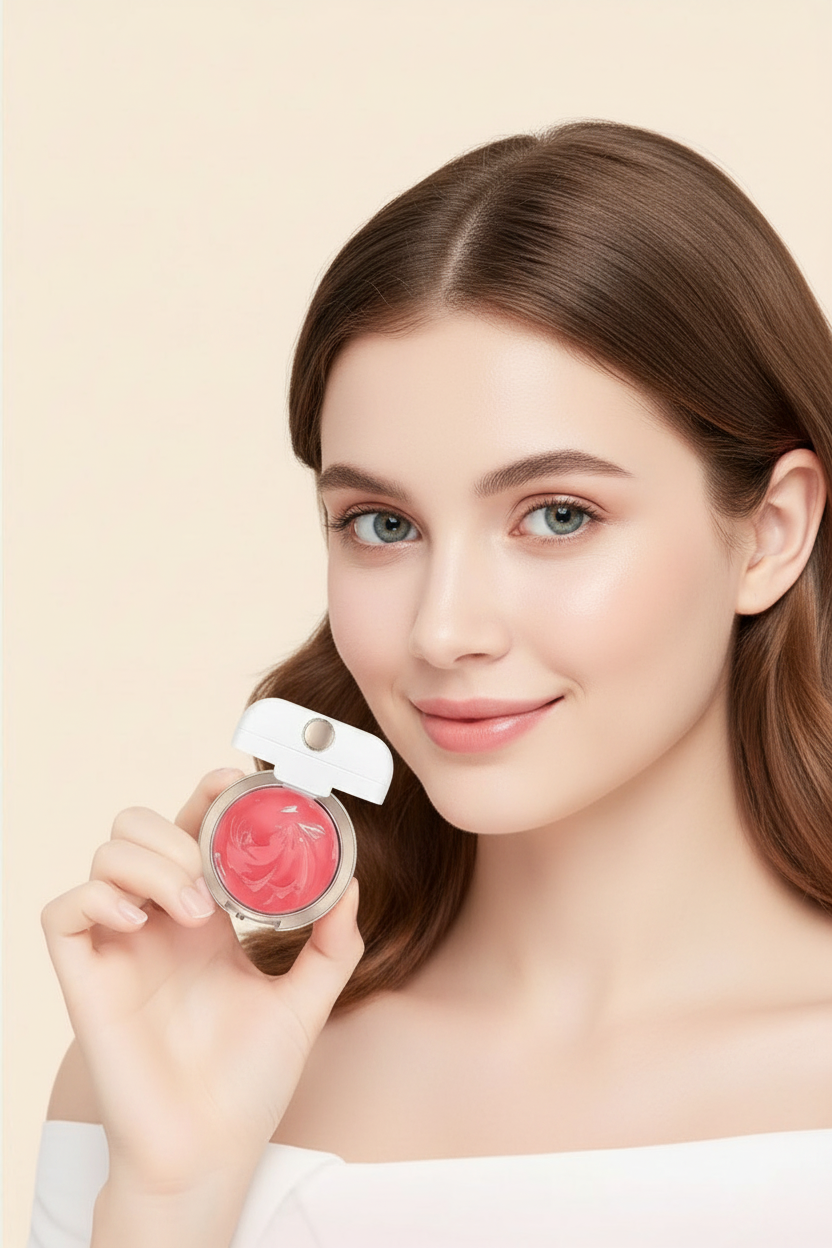 Lip Mask chica europea rubia